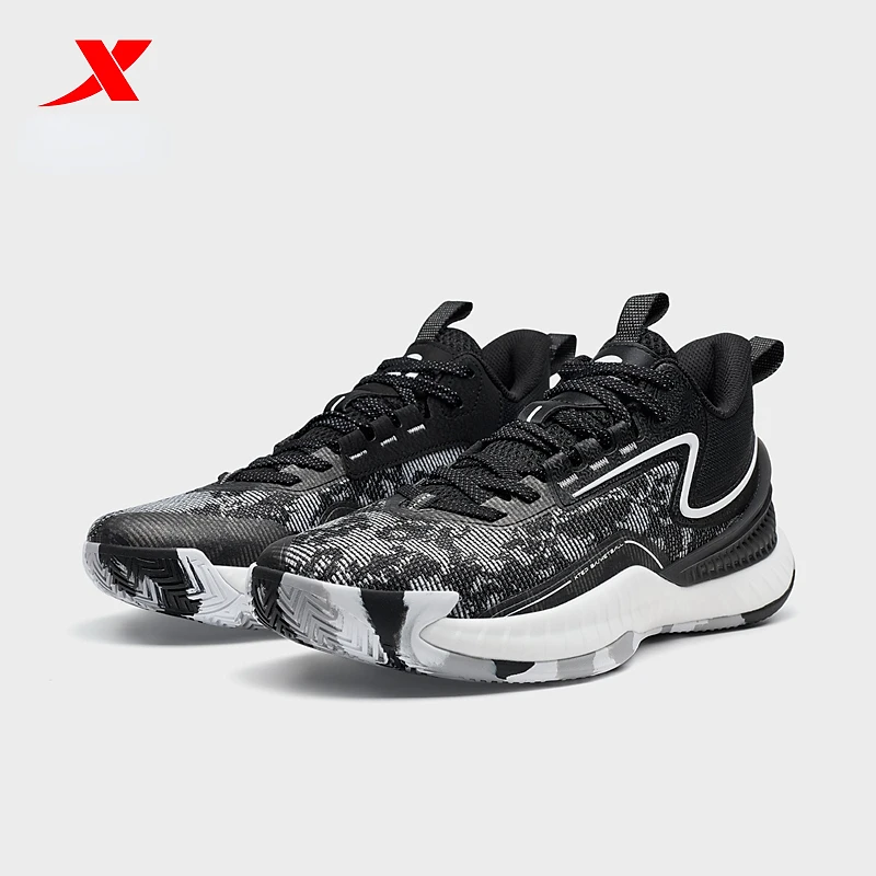 特步丨篮球鞋男2024秋季新款缓震篮球训练鞋跑步鞋20008