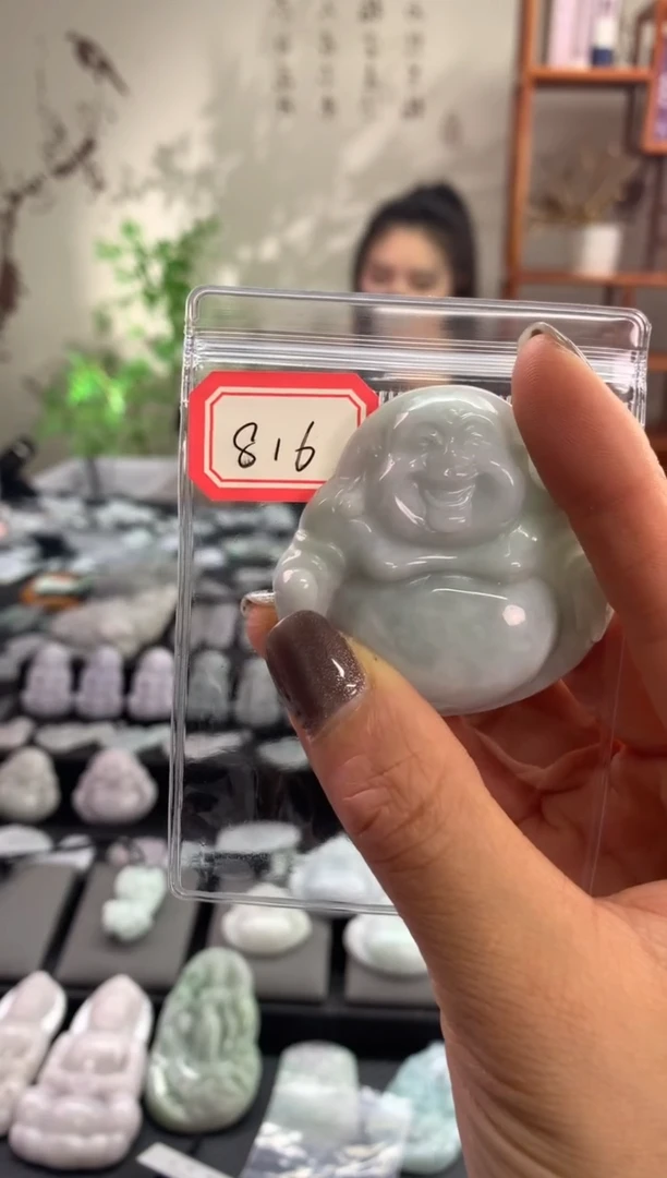 【闪购商品】翡翠吊坠(赠链)未镶嵌佛公816