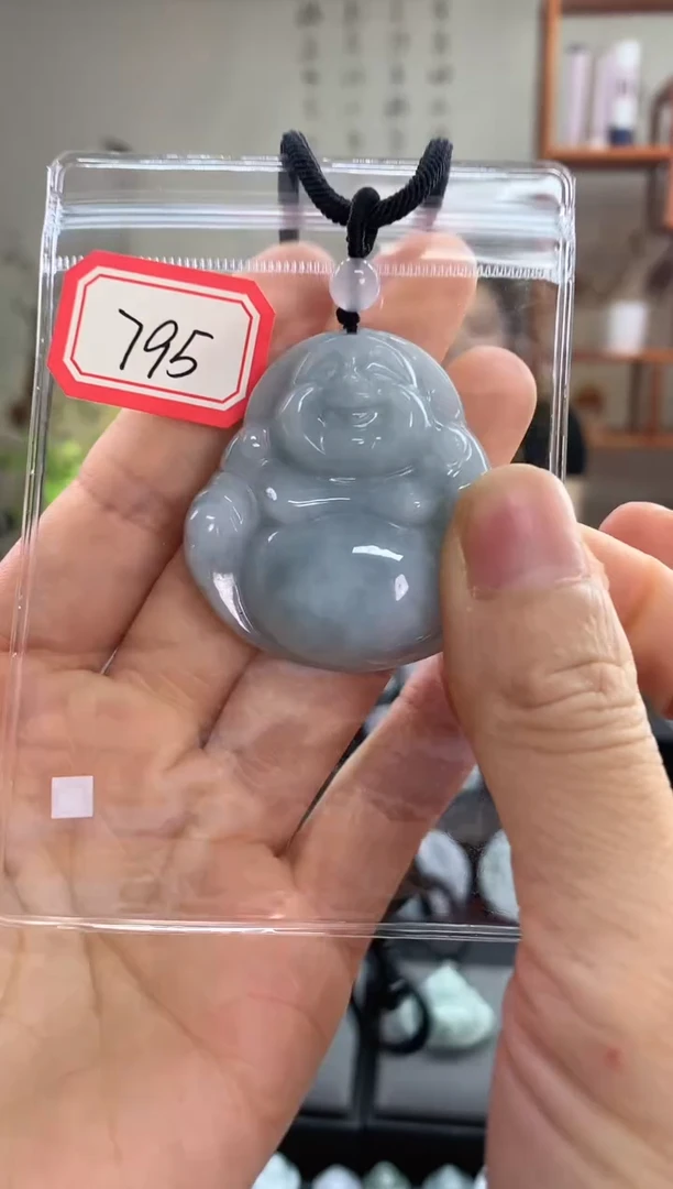 【闪购商品】翡翠吊坠(赠链)未镶嵌佛公795