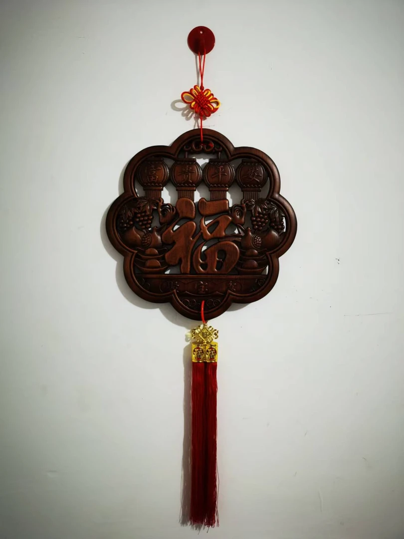 直径 38公分  大丰收  香樟木挂件