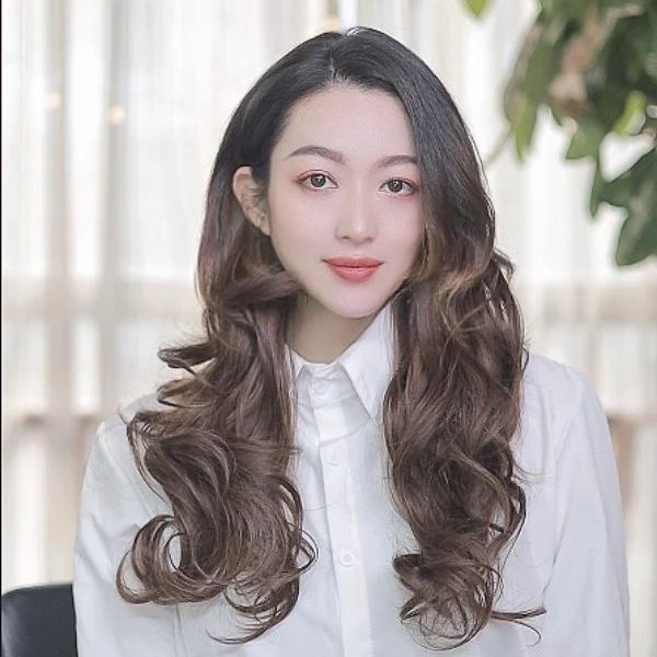 皮皮假发U形网红大波浪假发55CM -仿真人发丝