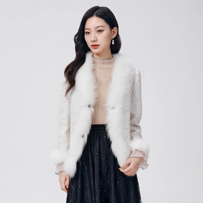 【粉丝专享】BuouBuou新款洋气百搭女装法式优雅短外套RJ4C880