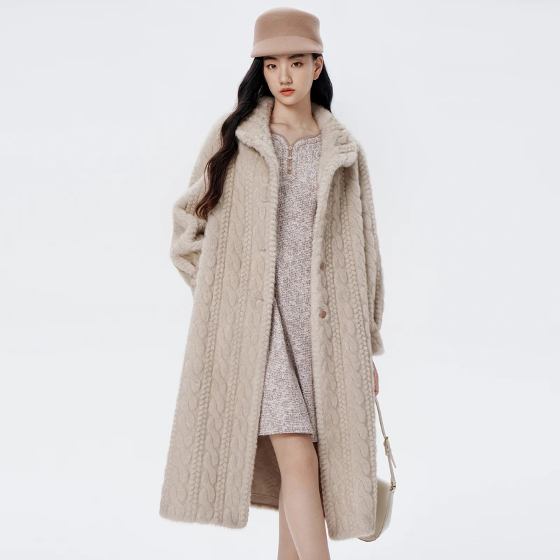 【粉丝专享】【商场同款】25秋冬时尚百搭蛋白皮草BKGC810