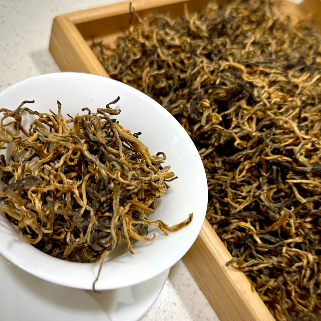 滇红金丝蜜芽浓香型2024云南正宗凤庆古树红茶