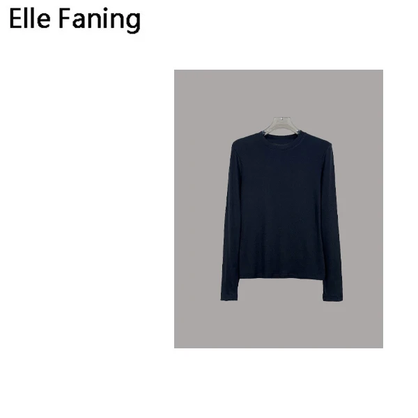 芒果优选-磨毛秋冬圆领长袖