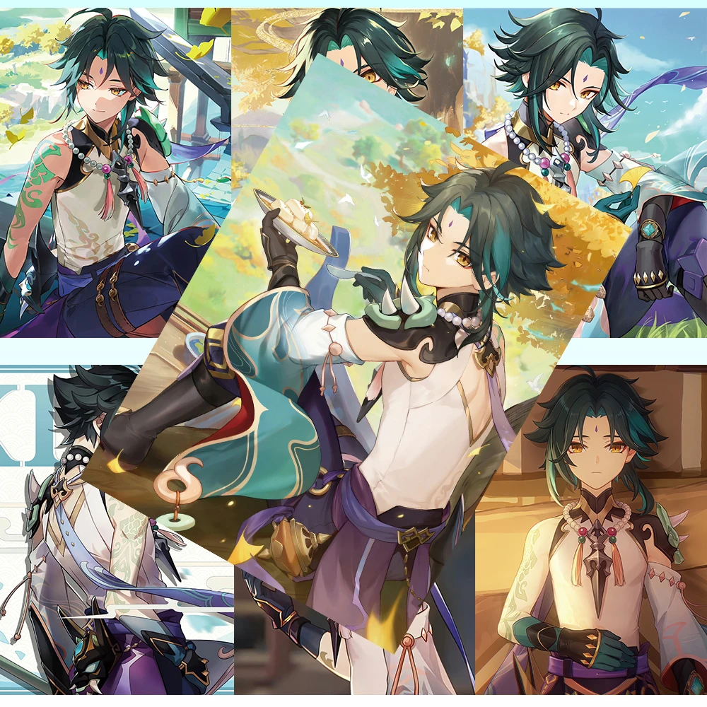 魈海报二次元游戏周边高清宿舍墙贴房间装饰贴画