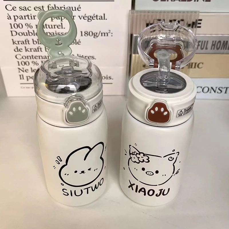 高颜值简约小巧保温杯便携网红可爱创意大容量家用保温杯清