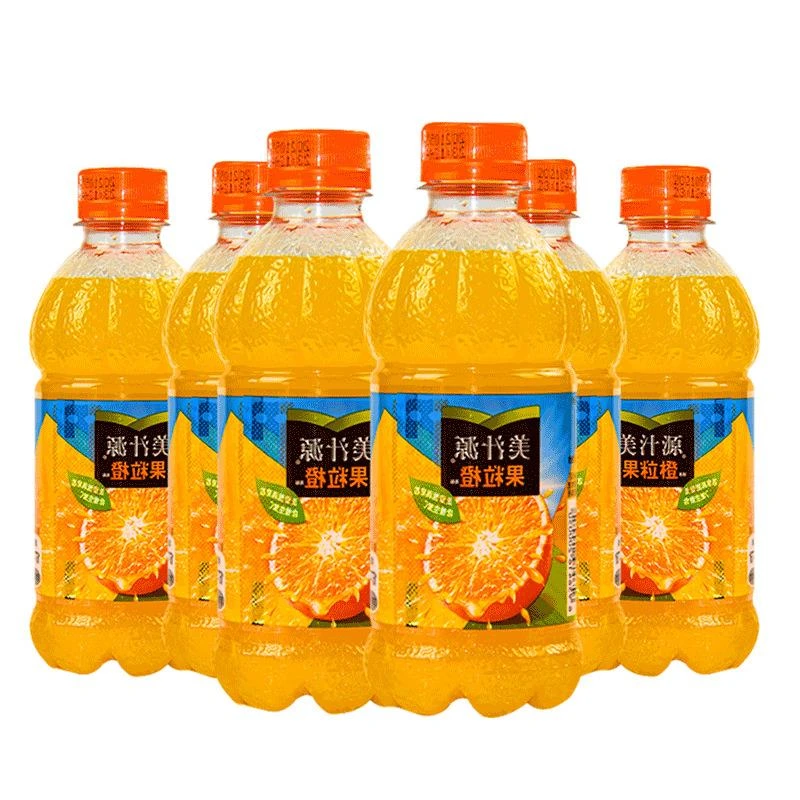 美汁源果粒橙300ML*6瓶/12瓶果味饮料迷你小瓶装能量即饮营养活力