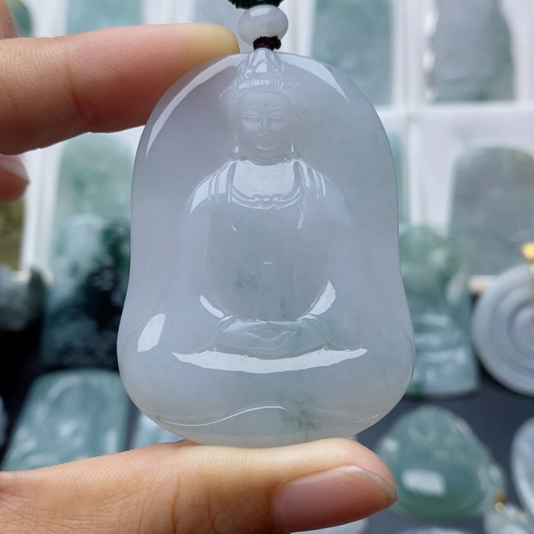 翡翠挂件未镶嵌吊坠