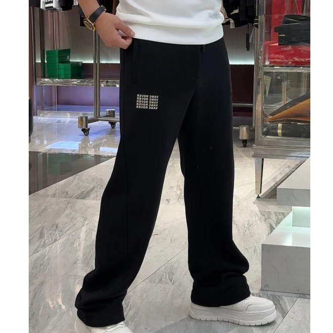 【发现者】2024欧货新款高品质直筒宽松休闲裤男士潮流轻奢裤66005