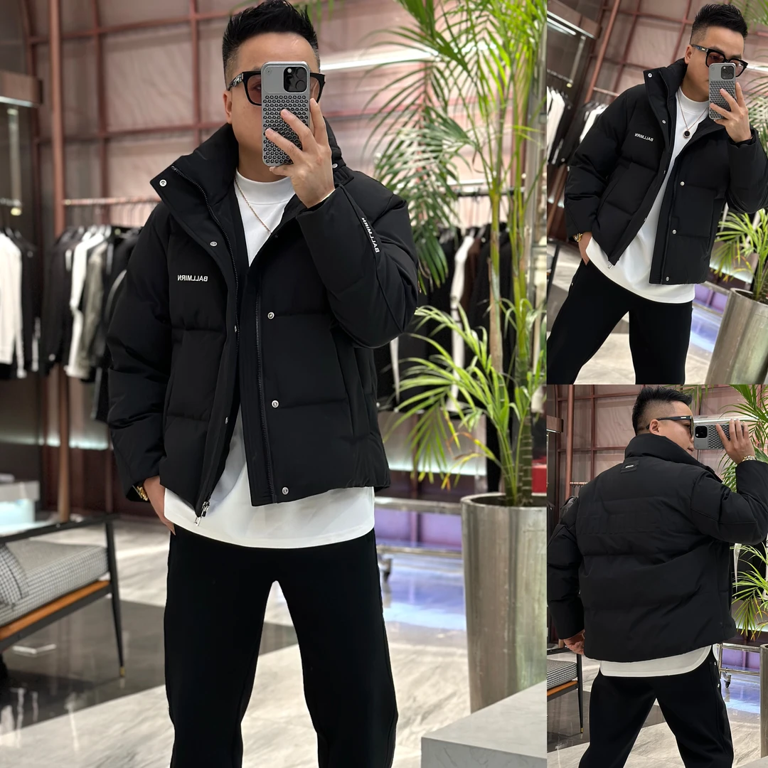 【发现者】2024冬季欧货轻奢加厚高端男士休闲羽绒服时尚夹克6258
