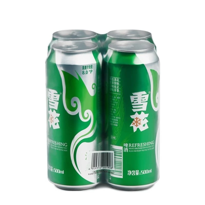 雪花 8度清爽啤酒 500ml*4罐/包