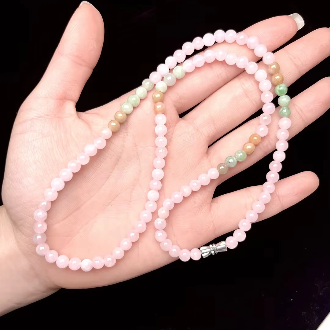 【KS】翡翠多宝项链-约5mm（多样性发其一）