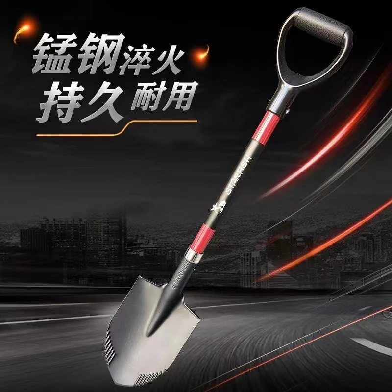 越野车载铁锹兵工铲工兵锹户外露营钓鱼赶海越野车载救援锹户外铲