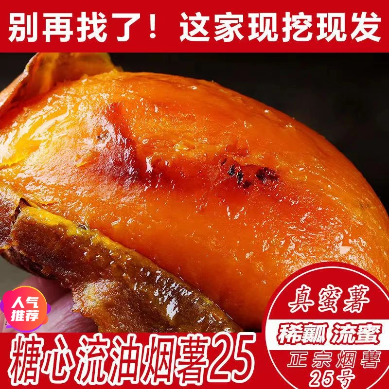 山东正宗烟薯25号蜜薯超甜糖心红薯新鲜农科院地瓜沙地番非小香薯