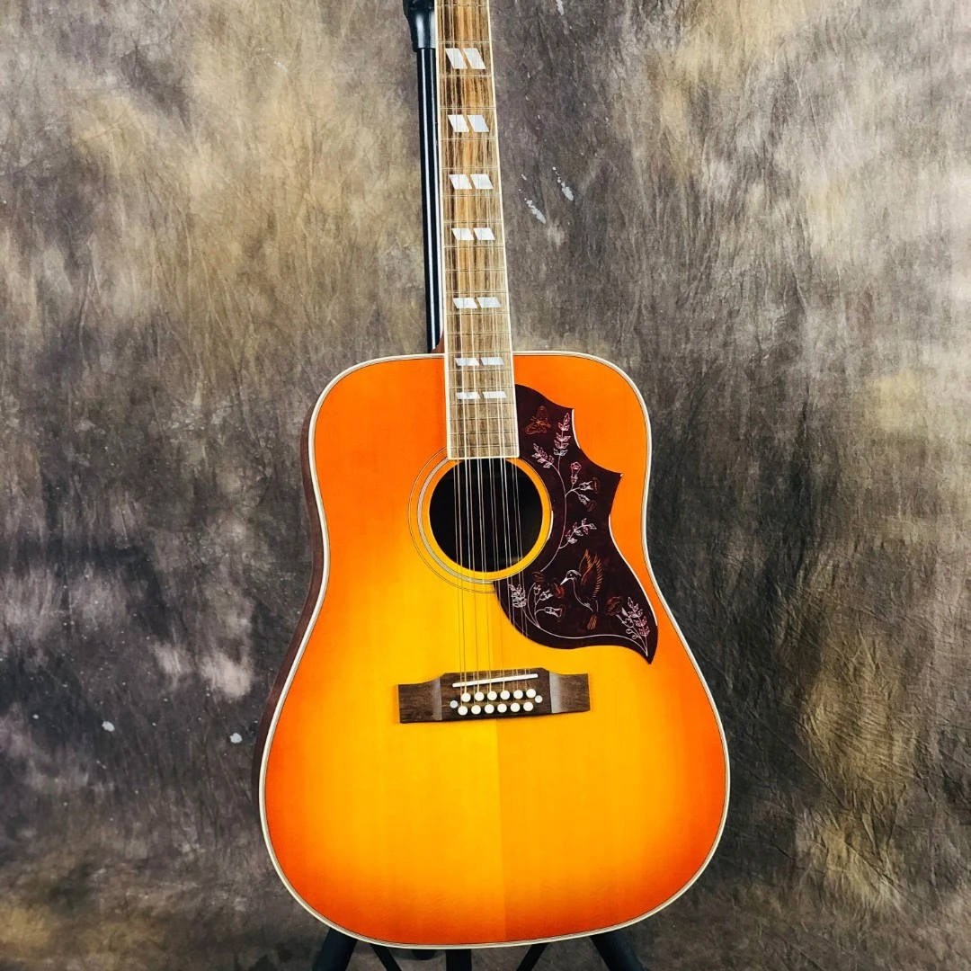 Epiphone易普风蜂鸟MsaterbiltHummingbird12弦民谣木吉他 经典