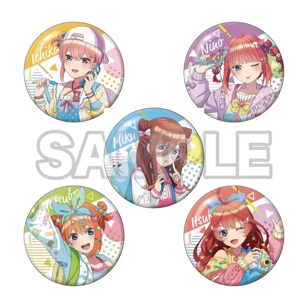 五等分花嫁 时尚吧唧徽章（拆盒，禁未成年购买