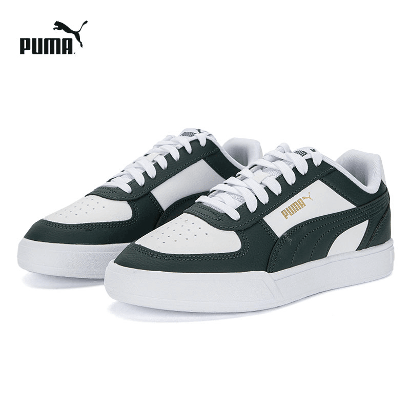PUMA彪马板鞋情侣2023秋冬新款白绿撞色金标复古低帮休闲鞋380810
