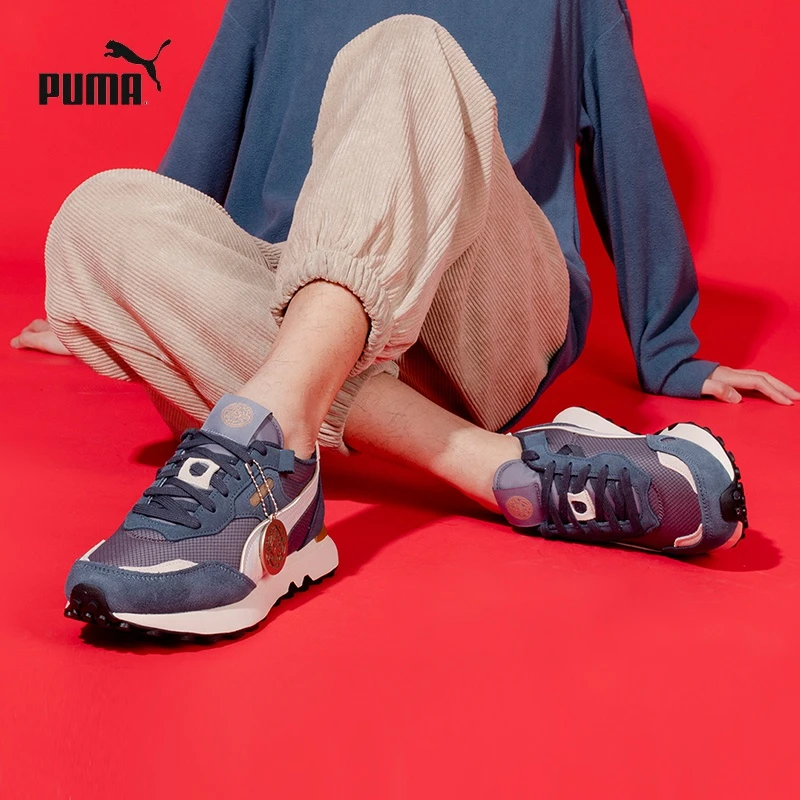 PUMA彪马休闲鞋情侣2023新款白蓝灰轻便舒适时尚潮流运动鞋392946