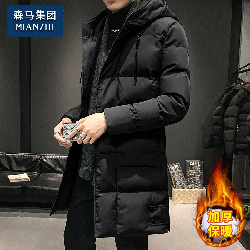 棉致中长款棉衣外套男士秋冬季2025新款加绒加厚男装保暖棉服袄子