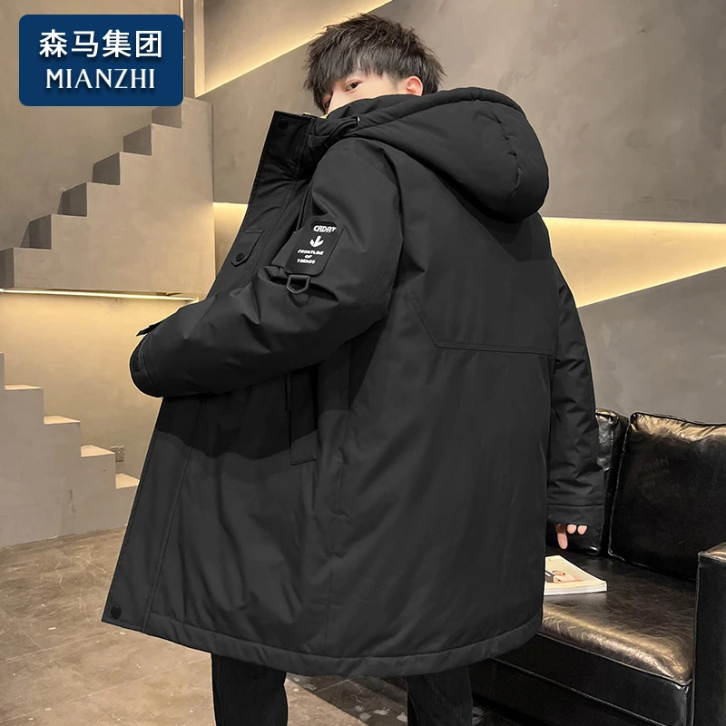 2025新品棉致中长款棉服男士外套秋冬季潮牌宽松休闲棉袄冬装棉衣