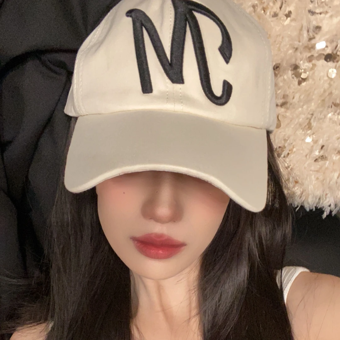 M露思同款高级感大头围棒球帽老钱风百搭韩系休闲显贵鸭舌帽