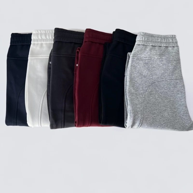 新款秋冬季高端男士加厚卫裤百搭小脚弹力潮流裤子时尚休闲裤潮牌