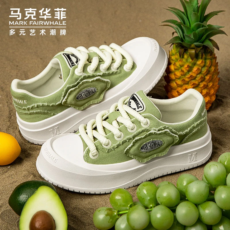 马克华菲男鞋百搭帆布鞋男士潮流休闲布鞋时尚潮鞋情侣运动休闲鞋