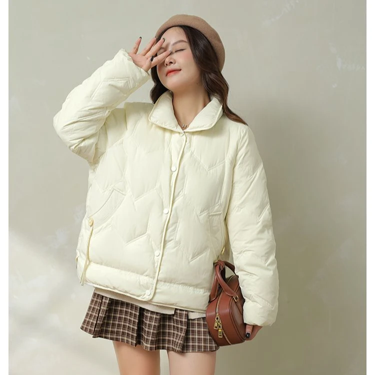 （冬季单品）保暖立领90羽绒轻薄外套 2220