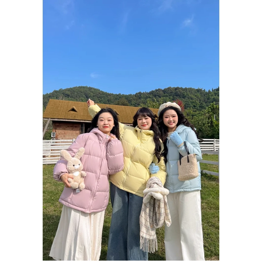 【主播专属】《简约美学》 90白鸭绒  石墨烯羽绒连帽外套 YF 2361