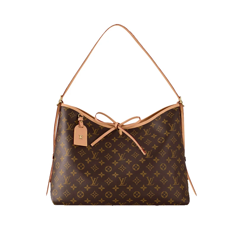 全新未使用 LouisVuitton/路易威登 Carryall老花帆布单肩包