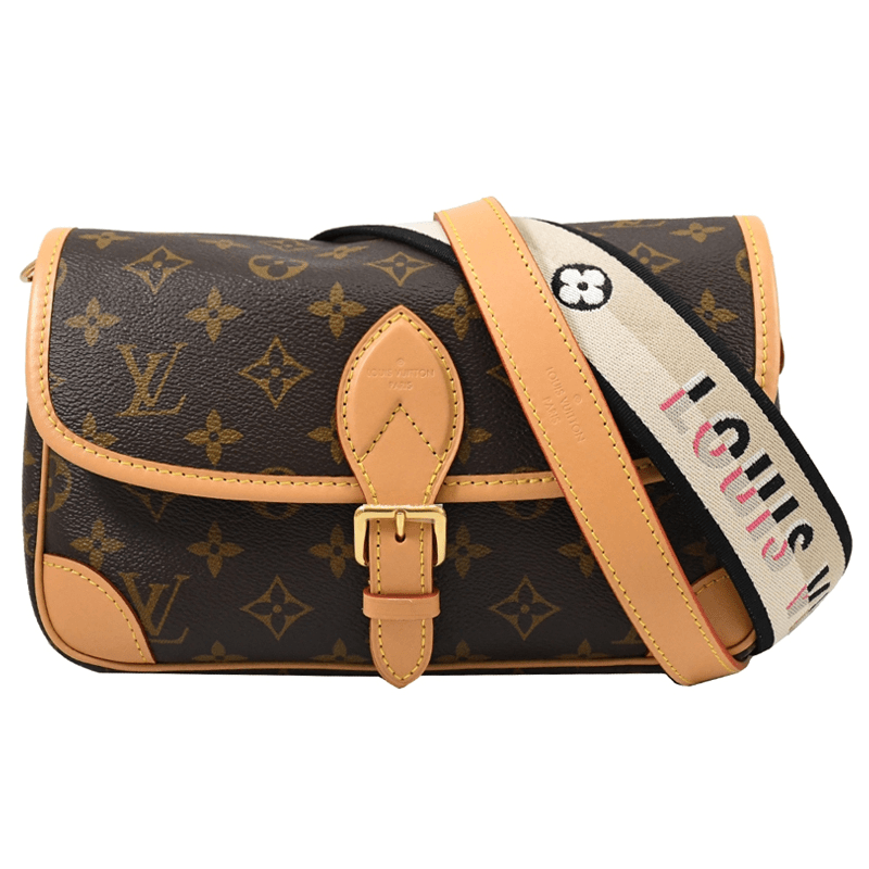 全新未使用 LouisVuitton/路易威登 法棍 老花帆布单肩包原盒原尘