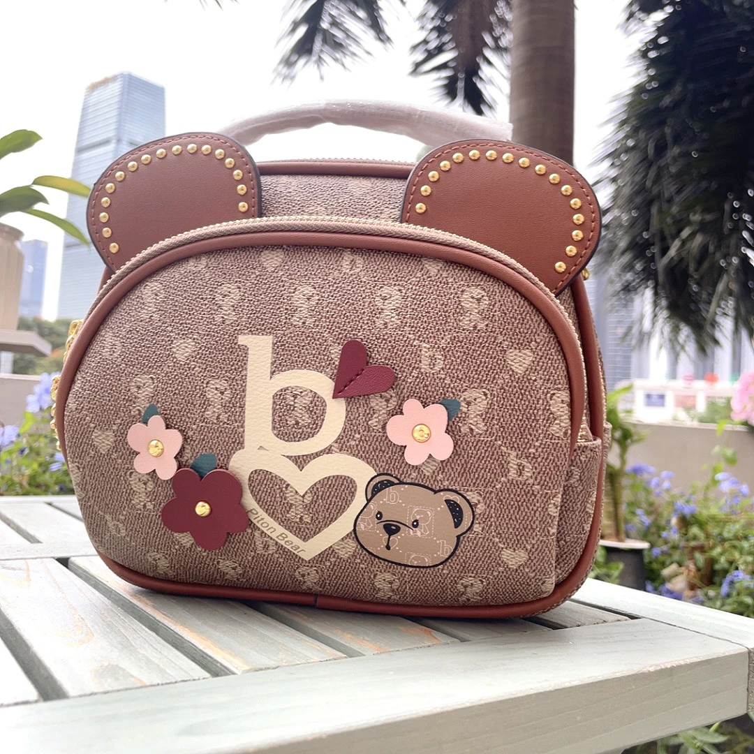 小田姐姐《北》复古新款单肩纯色单肩包8270驼色