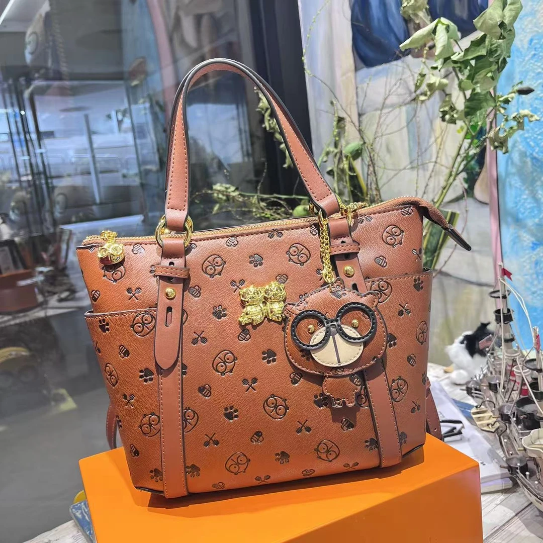 小田姐姐【CREAM BEAR/奶油熊】新款小熊时尚斜挎包1231-1