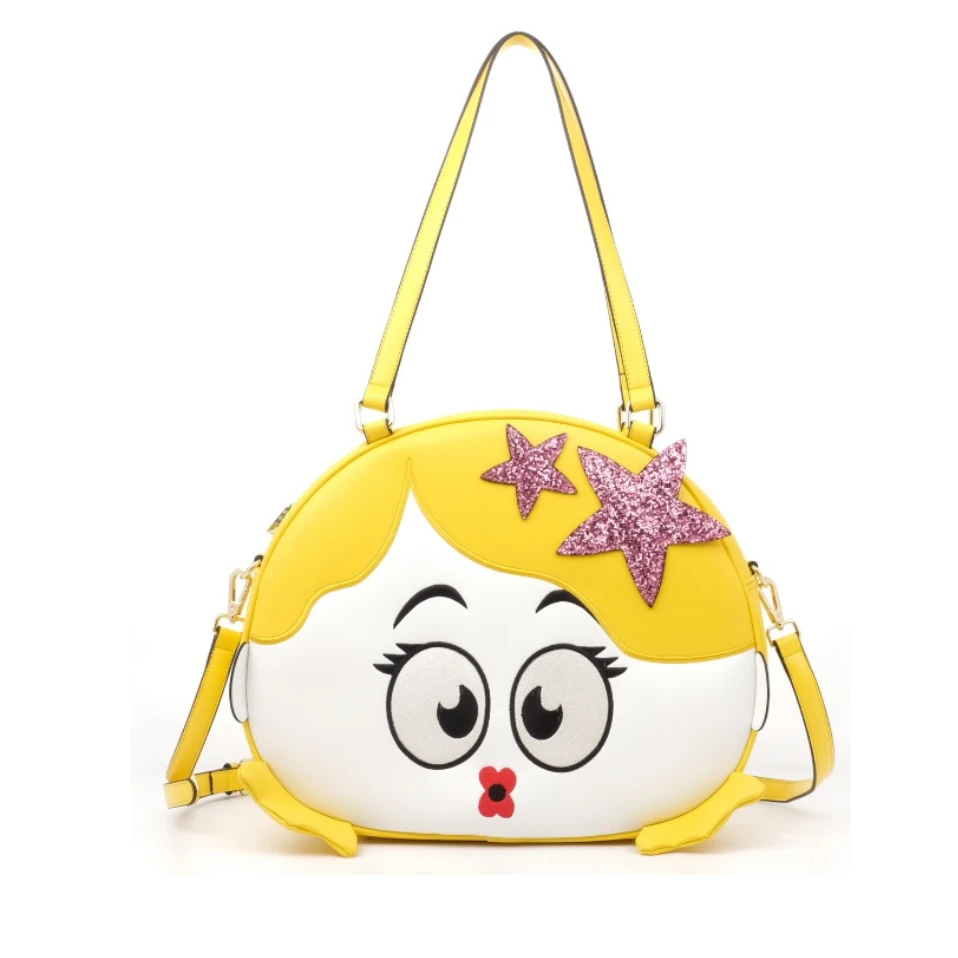 小田姐姐【EYE THEME】大眼睛系列时尚单肩包2736黄