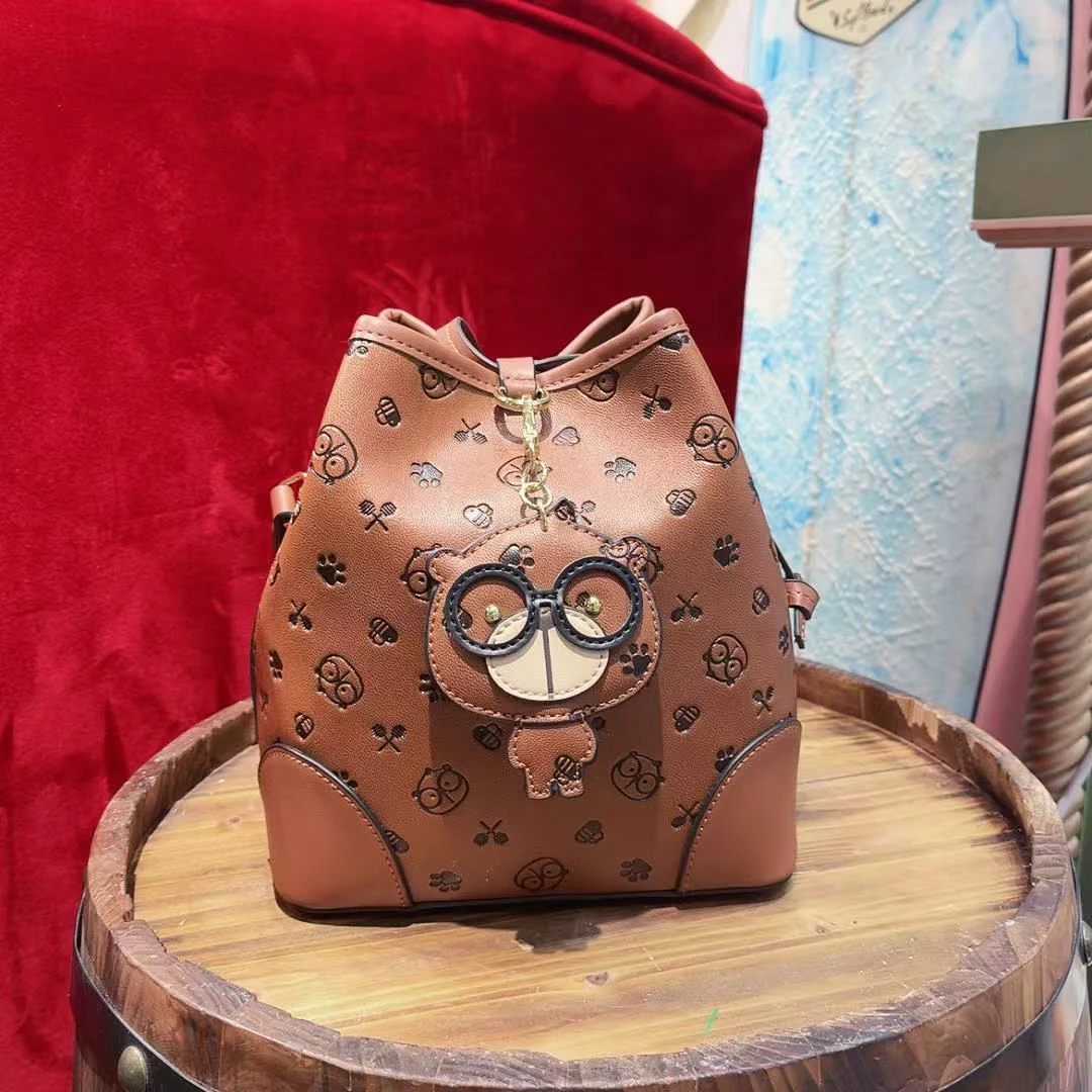 小田姐姐【CREAM BEAR/奶油熊】新款小熊时尚斜挎包1231-2