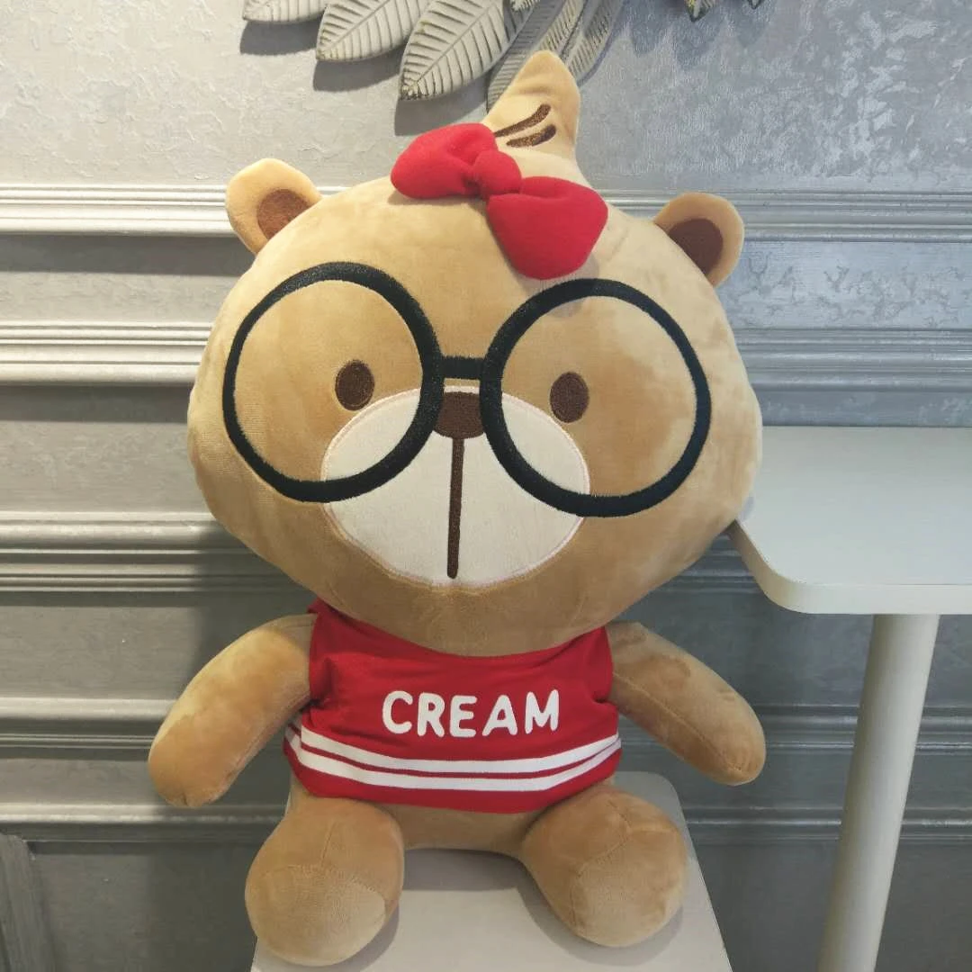 小田姐姐【奶油熊】K1001熊公仔玩偶