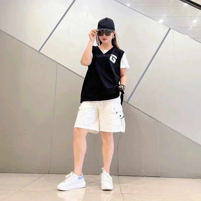 BT潮线020款巨好看的斜棉扣带工装短裤 轻薄透气舒适 男女同款