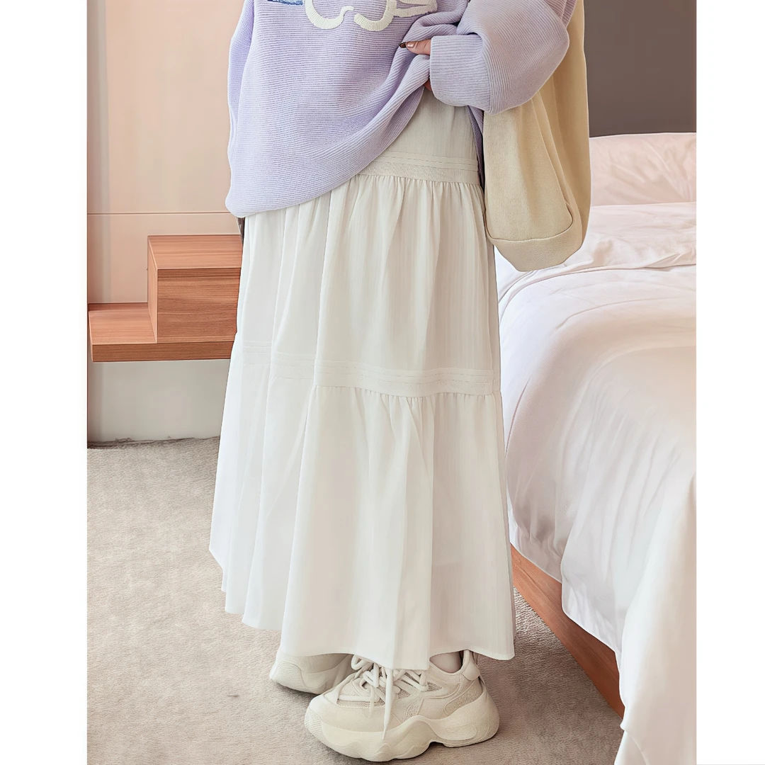 断码捡漏~鲁门啤酒 / 休闲慵懒感高腰蛋糕裙11689花契200斤胖mm