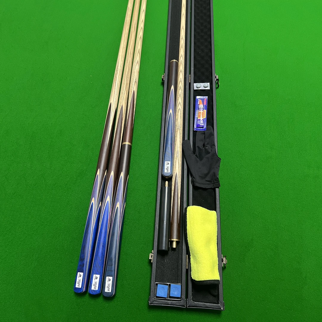 爱神台球杆小头10mm斯诺克中式黑八台球杆一体式小头杆