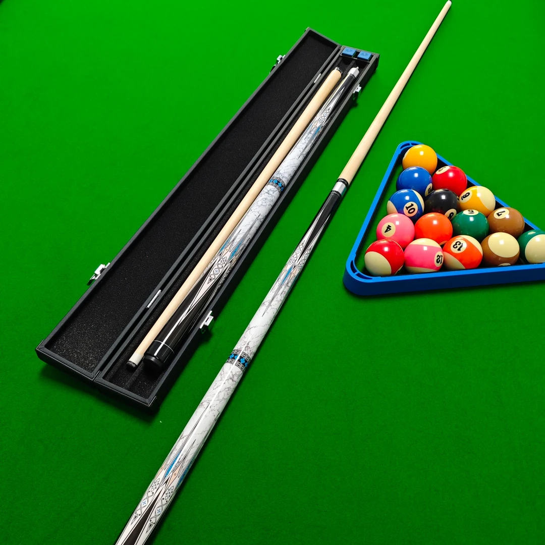 皓月台球杆1/2分体杆12.5mm大头杆分体杆推荐桌球杆九球杆黑八