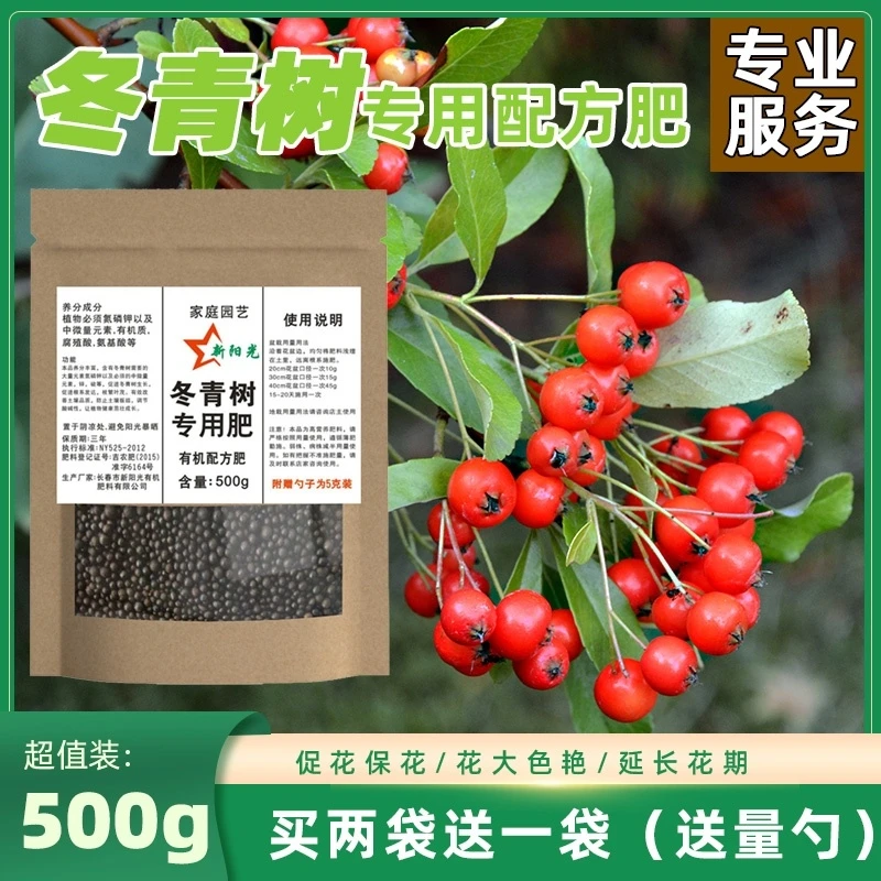 冬青树专用肥北美冬青肥料营养液四季喷叶铁冬青有机肥室内室外肥