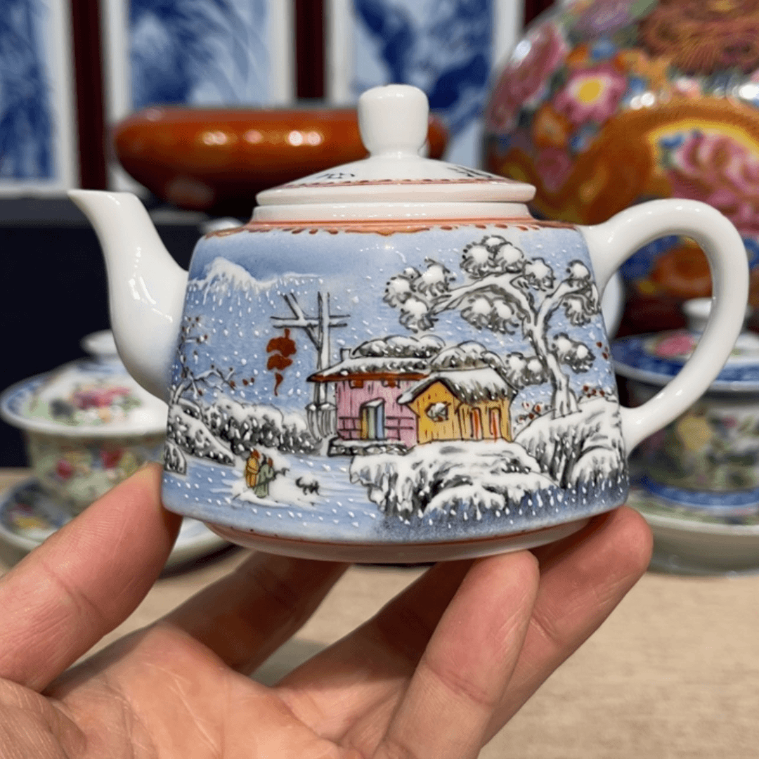 【闪购商品】瓷壶手工制作