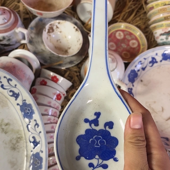 瓷片景德镇陶瓷笔洗