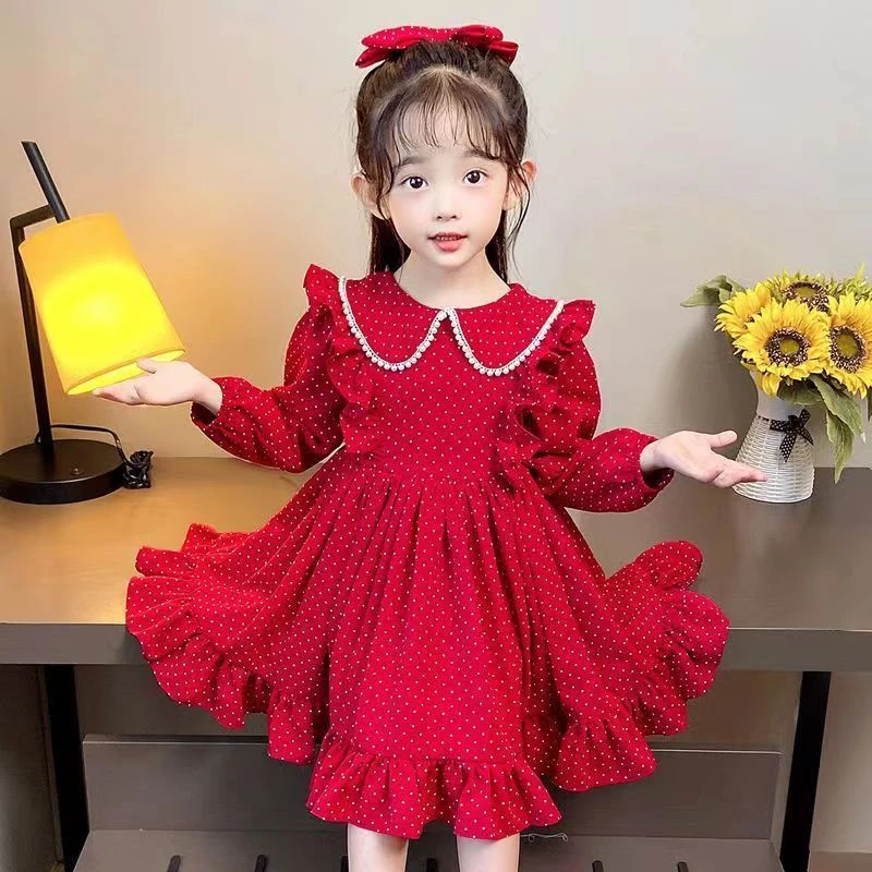 女童长袖秋装新款连衣裙秋季儿童裙子洋气小女孩儿公主裙