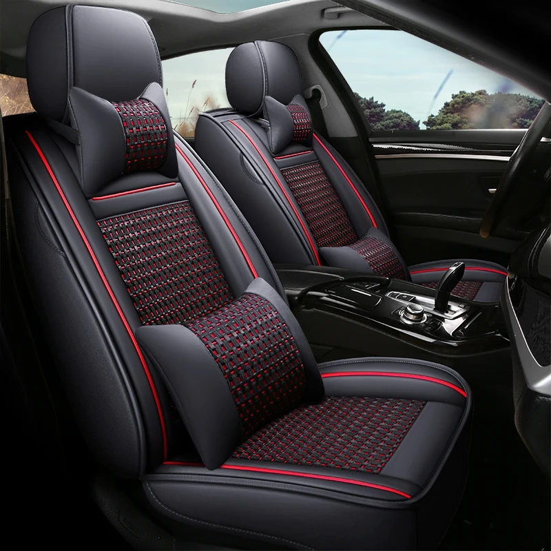 易咖X3 X5 X6 X5s e7 E8专用电动四轮车坐垫全包四季麻料汽车座套