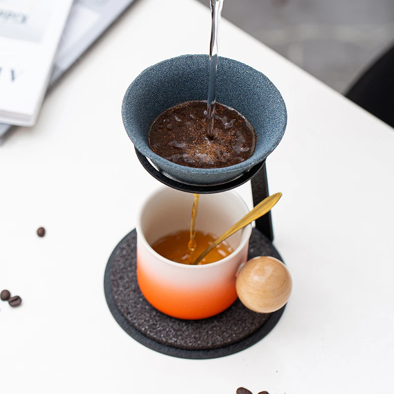 唐丰无孔茶漏家用茶道茶滤茶水分离过滤支架懒人小青柑专用滤茶器