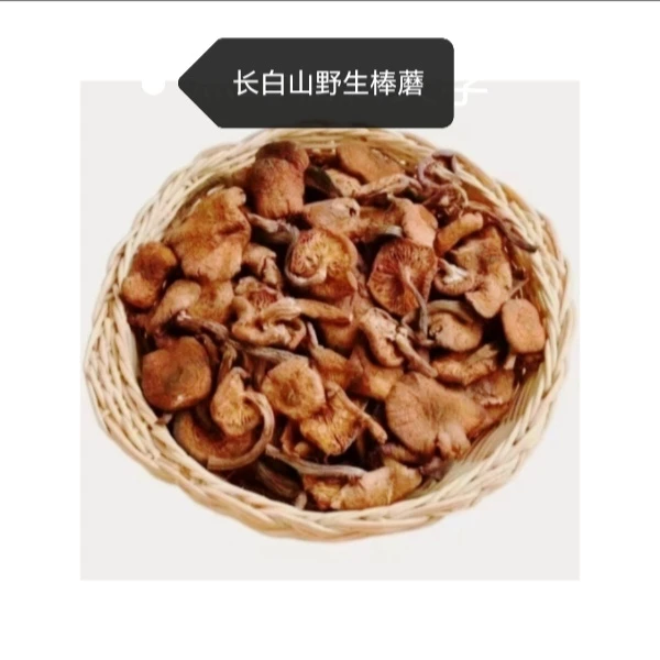 东北特产食用野生棒蘑一份 250克特别好吃炖鸡特别好吃味道好大漏