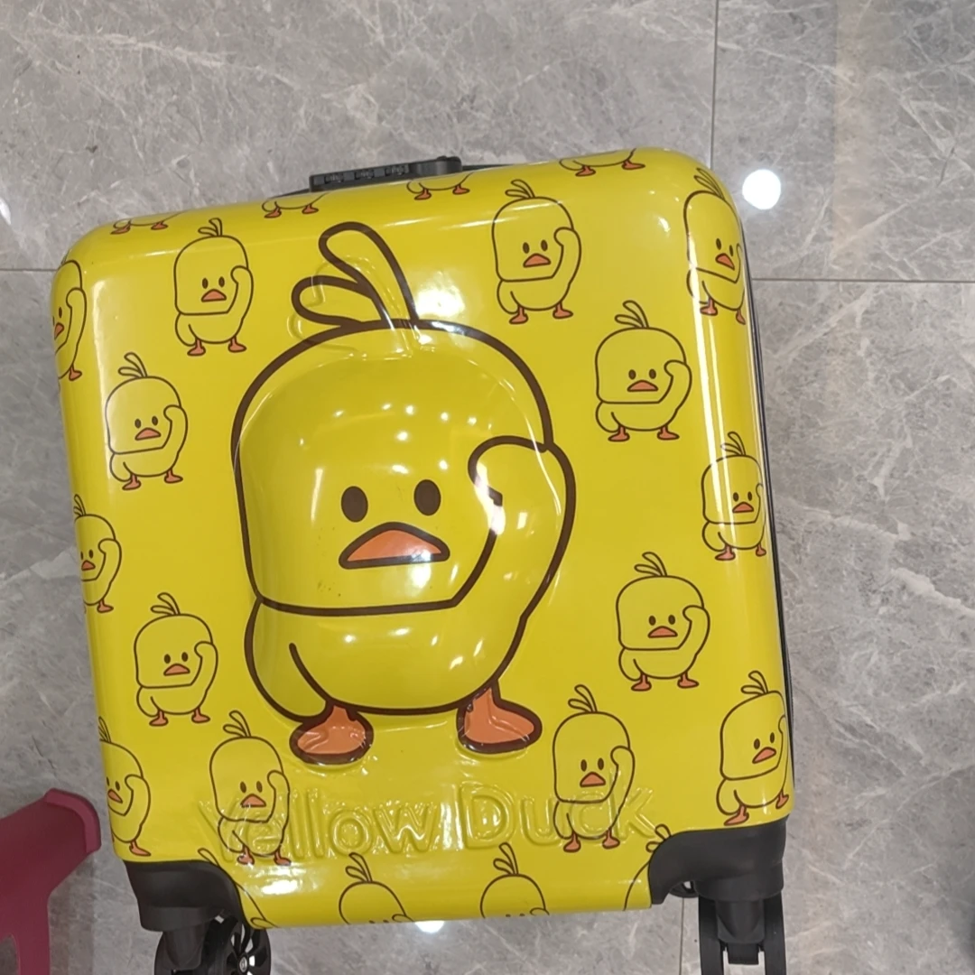 儿童拉杆箱男女孩卡通行李箱宇航员密码箱18寸可爱登机旅行箱