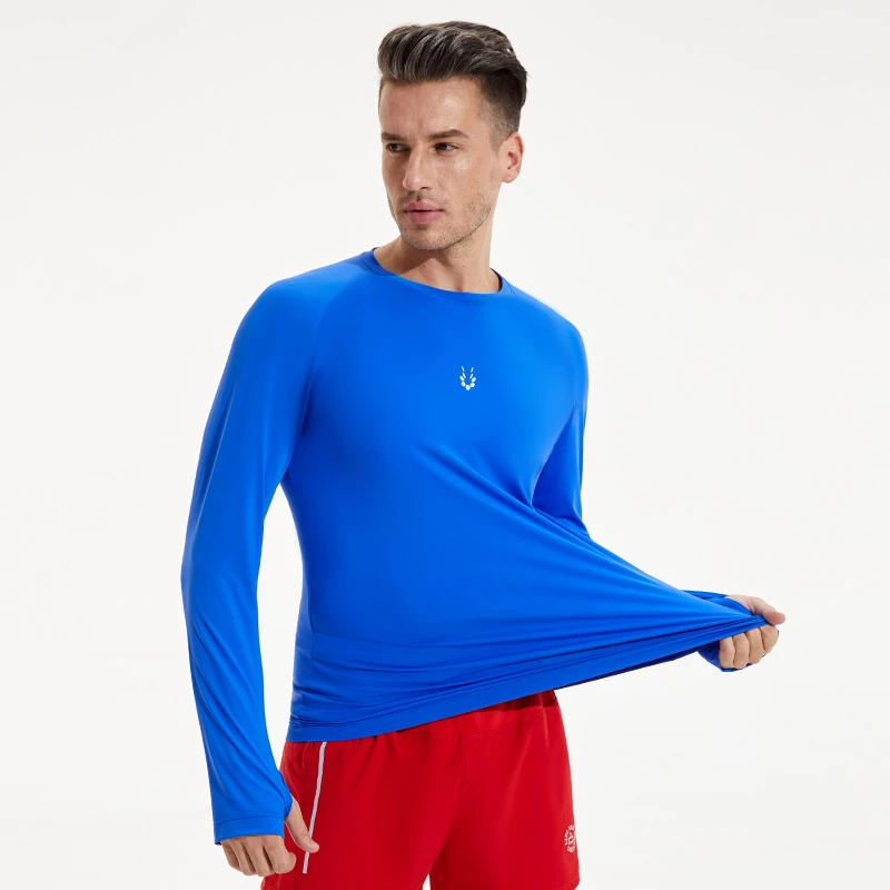 男子圆领运动长袖